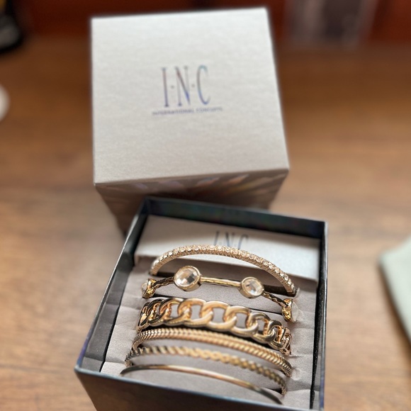 INC international Concepts-Gold Braid Bangle (6) Set! - Picture 11 of 11